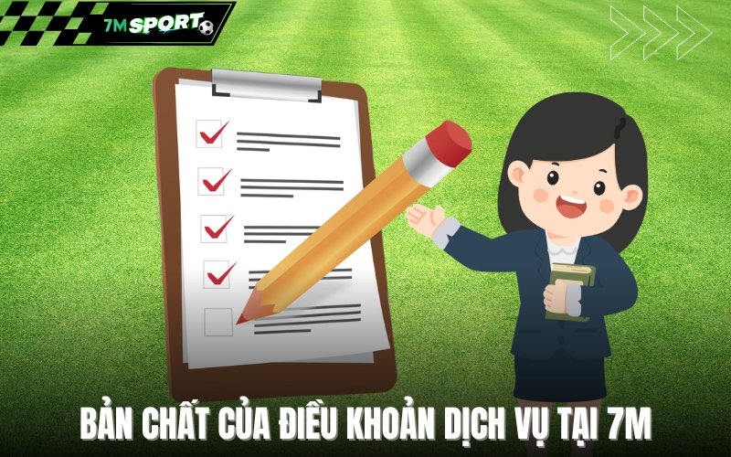 Bản chất của điều khoản dịch vụ tại 7M